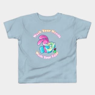 Wash Your Hands. Wash your Eggs Kids T-Shirt